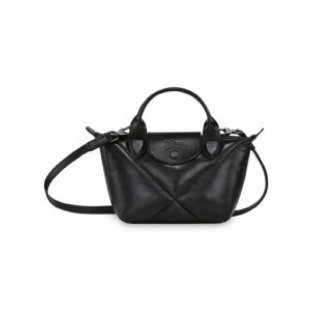 Le Pliage Cuir Doudoune XS Handbag with Strap NWT